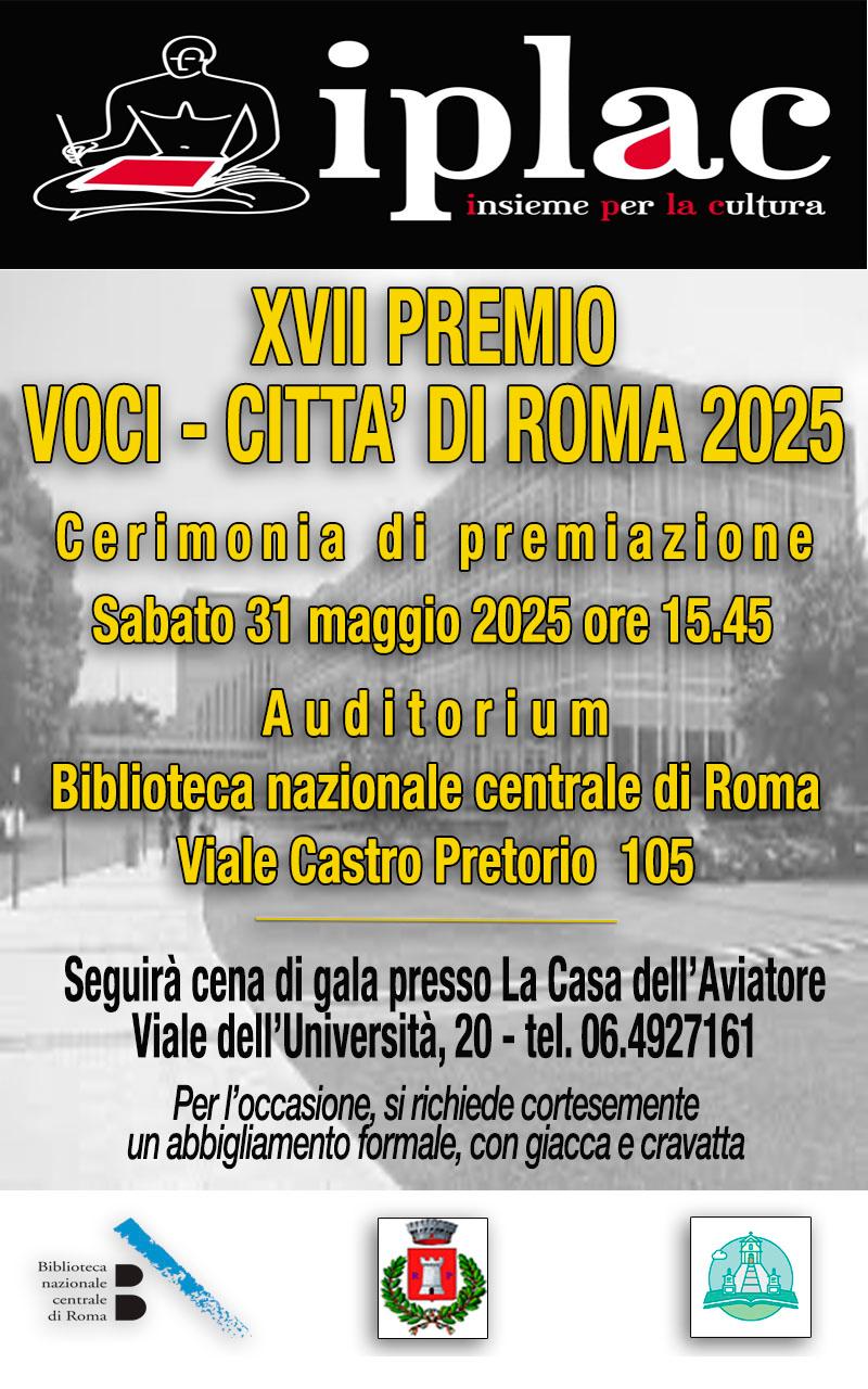 premio Voci 2025 locandina